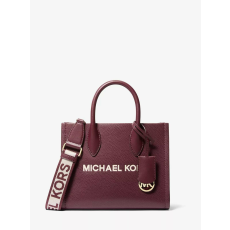  MICHAEL KORS női bőr táska Mirella bordó