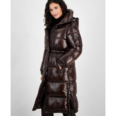  MICHAEL KORS női téli fényes kabát - Barna - M