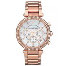  Michael Kors Parker MK5491 női karóra, rozéarany, kronográf, WR100 karóra