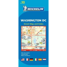 MICHELIN 10. Washington D.C. térkép Michelin 1:12 000 térkép