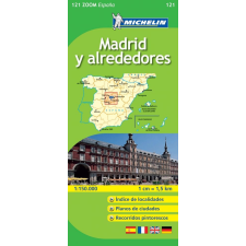 MICHELIN 121. Alrededores de Madrid térkép 0121. 1/170,000 térkép