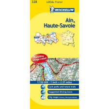 MICHELIN 328. Ain / Haute-Savoie térkép 0328. 1/150,000 térkép