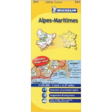 MICHELIN 341. Alpes-Maritimes térkép Michelin 1:150 000 térkép