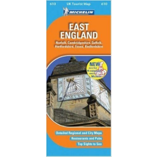 MICHELIN 610. East England térkép Michelin 1:400 000 térkép