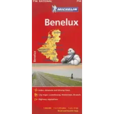  Michelin Benelux Map 714 – Michelin Travel & Lifestyle idegen nyelvű könyv