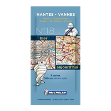 Michelin Éditions des Voyages Nantes - Angers Centenary Maps idegen nyelvű könyv