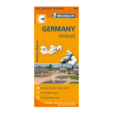 MICHELIN Germany Mideast idegen nyelvű könyv
