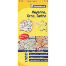 MICHELIN Mayenne / Orne / Sarthe térkép 0310. 1/175,000 térkép