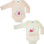 Micimackó Disney Micimackó baba body 2 db-os virág 80/86cm