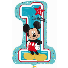 Mickey Disney Mickey Első születésnap fólia lufi 71 cm party kellék