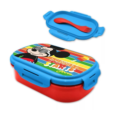 Mickey Disney Mickey Starts szendvicsdoboz + evőeszköz szett uzsonnás doboz