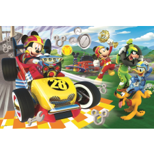 Mickey egér versenyautók puzzle 60 darabos puzzle, kirakós