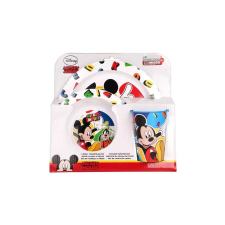 Mickey Egeres Műanyag Étkészlet babaétkészlet