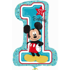 Mickey Első születésnap fólia lufi 71 cm party kellék
