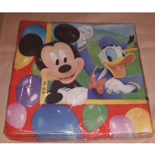  Mickey és barátai: Donald és Pluto szalvéta, 33X33 cm, 2 rétegű, 20 db asztalterítő és szalvéta