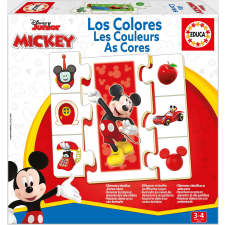 Mickey és Barátai színtanulás puzzle 6x7 darab puzzle, kirakós