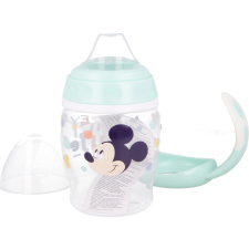 Mickey Mouse gyermek ivópohár fogantyúkkal és szilikon ivórésszel babaétkészlet