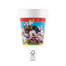  Mickey Rock the House papírpohár - 200 ml, 8 db / csomag party kellék
