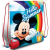 Mickey Sporttáska tornazsák Disney Mickey 40 cm