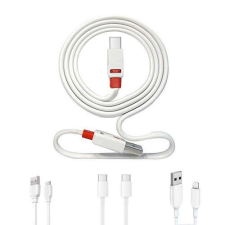 Micro 3 méteres USB töltőkábel - Micro USB csatlakozással kábel és adapter
