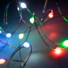Micro-LED-es fényfüzér távirányítóval karácsonyfa izzósor
