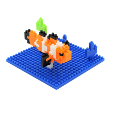 Microbricks hal építő készlet 148 darab barkácsolás, építés