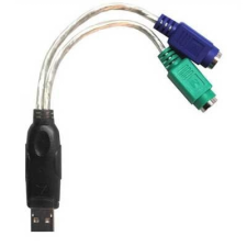 Microconnect USB - 2x PS2 átalakító (USBA2PS2) kábel és adapter