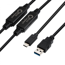 Microconnect USB C - USB 3.0 aktív kábel 10m (USB3.1CA10AMP) kábel és adapter
