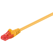 Microconnect UTP Cat6 patch kábel 10m sárga (B-UTP610Y) kábel és adapter