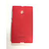 Microsoft Lumia 435 piros matt szilikon tok