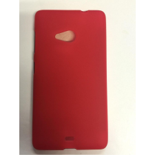 Microsoft Lumia 535 piros matt szilikon tok tok és táska