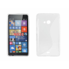 Microsoft Lumia  535, Szilikon tok, S-Case, átlátszó