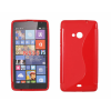 Microsoft Lumia  535, Szilikon tok, S-Case, piros