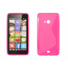 Microsoft Lumia  540, Szilikon tok, S-Case, rózsaszín