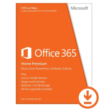 Microsoft Office 365 Home Premium 5 Felhasználó 1 Év HUN Online Licenc irodai és számlázóprogram