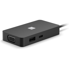 Microsoft USB-C Travel Hub fekete (161-00008) (161-00008) laptop kellék