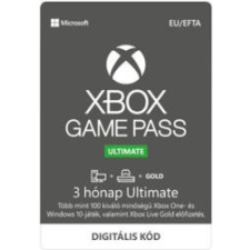 Microsoft Xbox Game Pass Ultimate 3 hónapos előfizetés videójáték kiegészítő