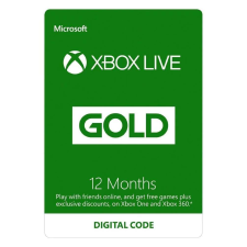 Microsoft Xbox Live Gold 12 hónapos feltöltőkártya videójáték kiegészítő