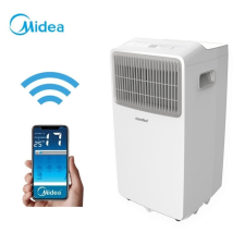 Midea Comfee Smartcool 7000 Pro 7000 BTU (2 kW) 790W energiatakarékos Wifi-s Smart klíma, mobilklíma, 46L / 24 óra páramentesítő 25 m2 mobil klíma