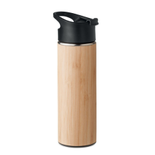 Midocean Duplaf. bambusz termosz 450 ml termosz