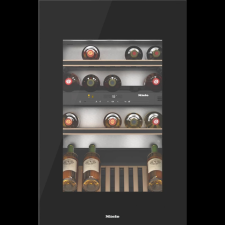 Miele KWT 6422 iG-1 Obszidiánfekete üveg   beépíthető bortemperáló borhűtőgép