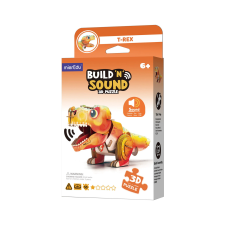 MierEdu - Hangot adó 3D állatos puzzle - T-rex kreatív és készségfejlesztő