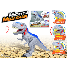  Mighty Megasaur Megahunter szürke kék játékfigura
