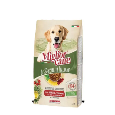 Migliorcane száraz kutyaeledel 2,5kg marhahússal, zöldségekkel, olasz fűszerekkel kutyaeledel