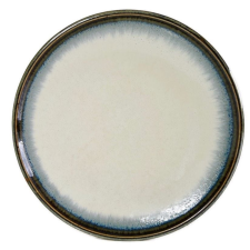 MIJ Aurora lapos tányér tapasra, 17 cm tányér és evőeszköz