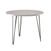 MIKA kerek asztal Ø90 cm konyhába, nappaliba, étkezőbe Szürke