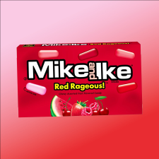  Mike and Ike Red Rageous piros gyümölcsös cukorkák 120g csokoládé és édesség