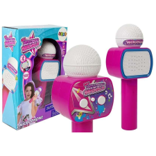  Mikrofon vezeték nélküli karaoke Bluetooth hangszóróval rózsaszín 7827 játékhangszer