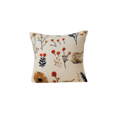  Mikroplüss párnahuzat PAPAVA 45x45 cm, krémszínű lakástextília