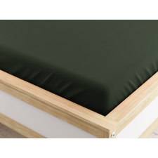 Mikroszálas gumis lepedő sötétzöld 180 x 200 cm lakástextília